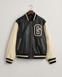 GANT Varsity Jacket em pele