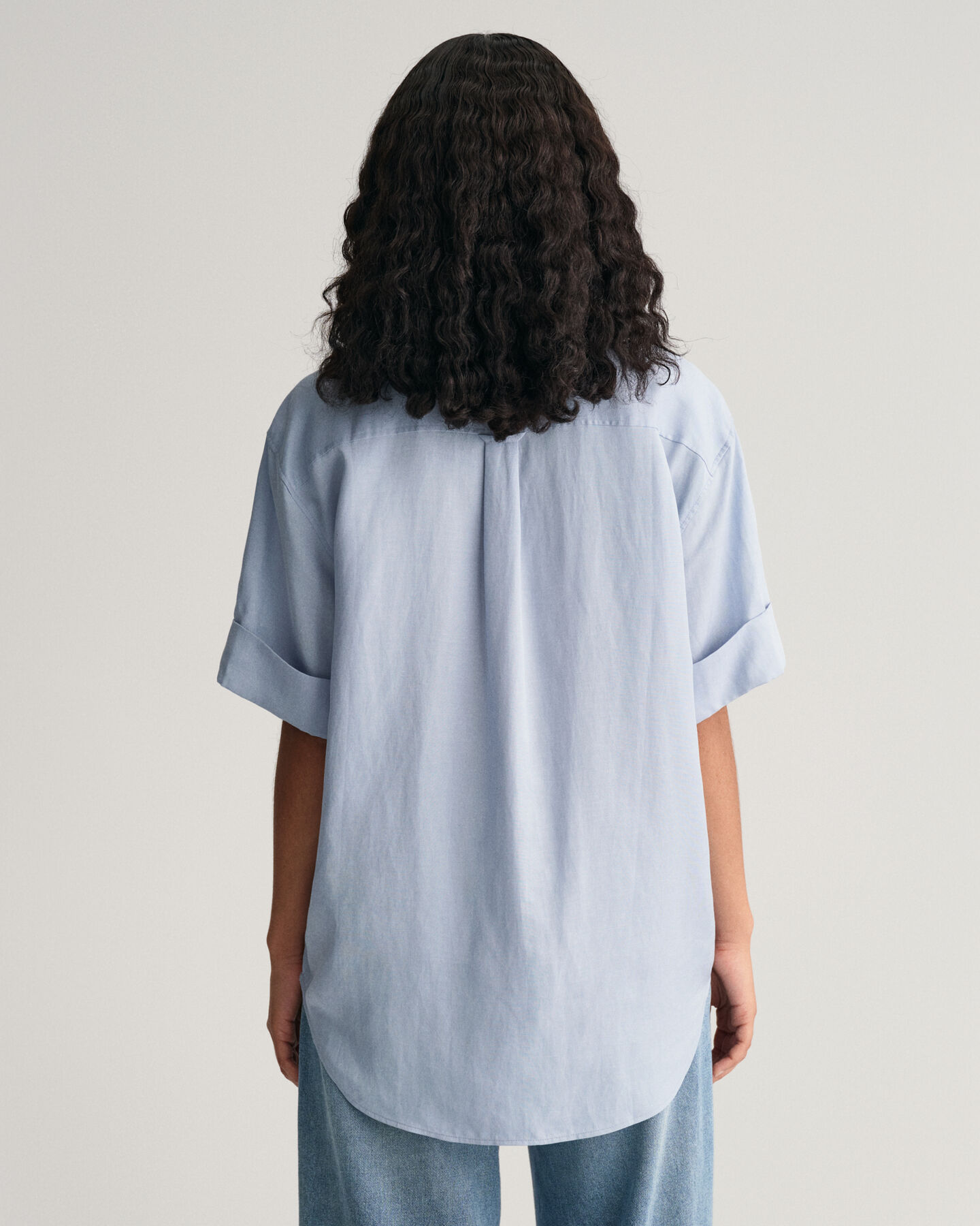 Camisa de manga curta Pocket Detail relaxed fit