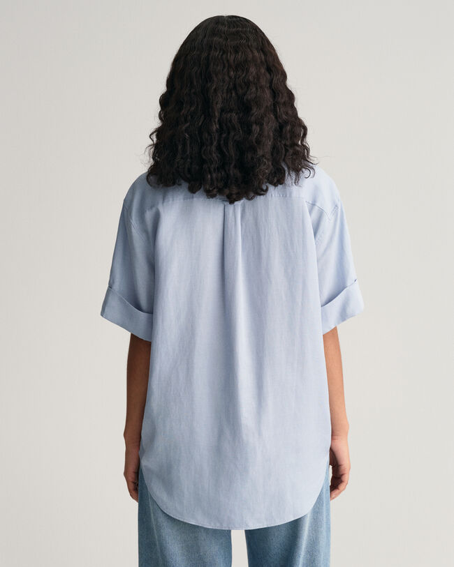 Camisa de manga curta Pocket Detail relaxed fit