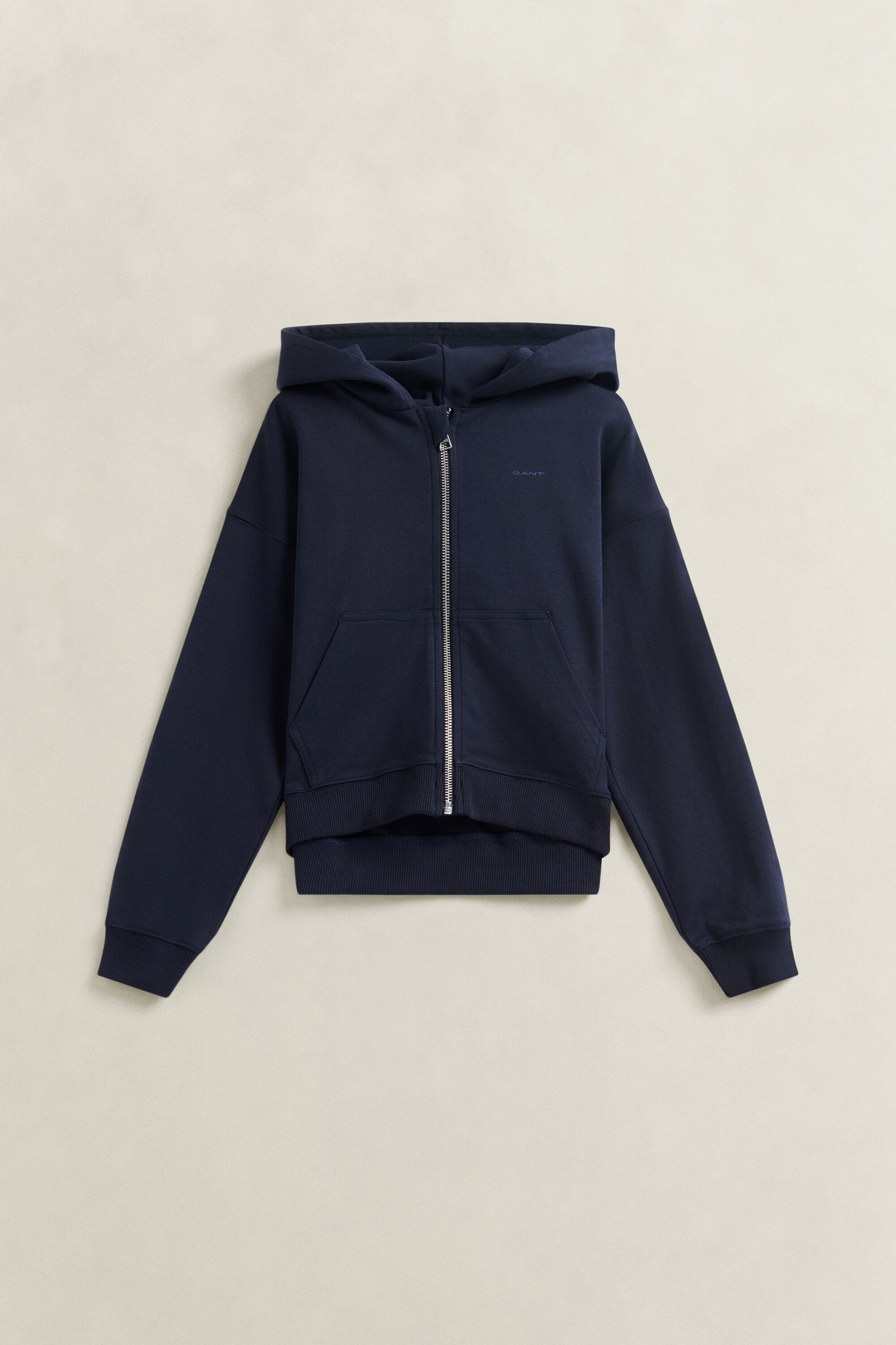 Sweatshirt com capuz e fecho curto Teen Girls