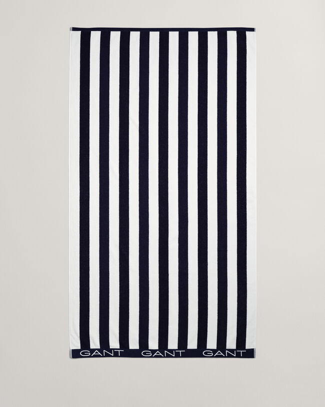 Toalha de praia às riscas em bloco