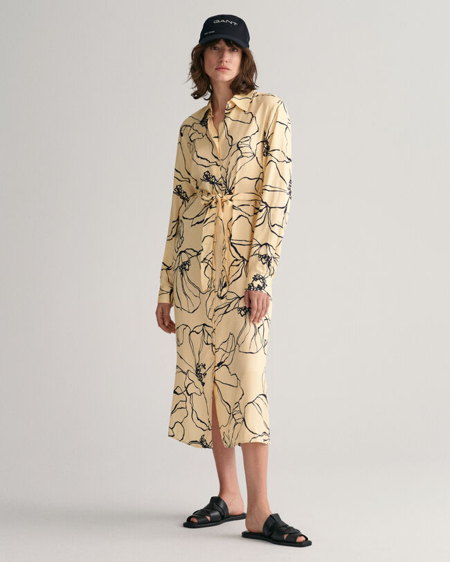 Vestido-camisa Line Drawing