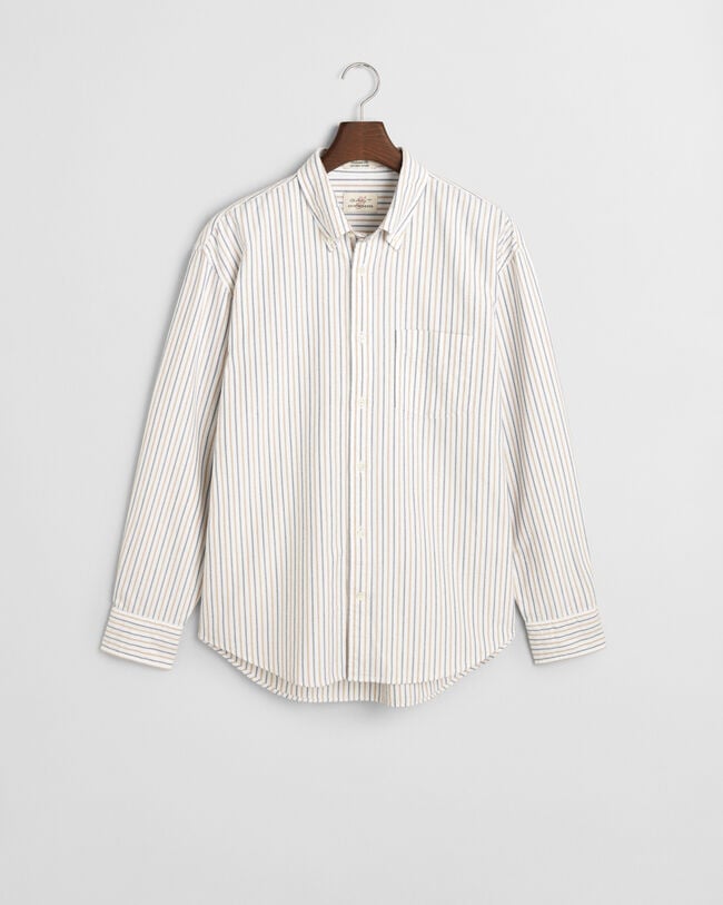 Camisa Oxford Heritage &agrave;s riscas relaxed fit