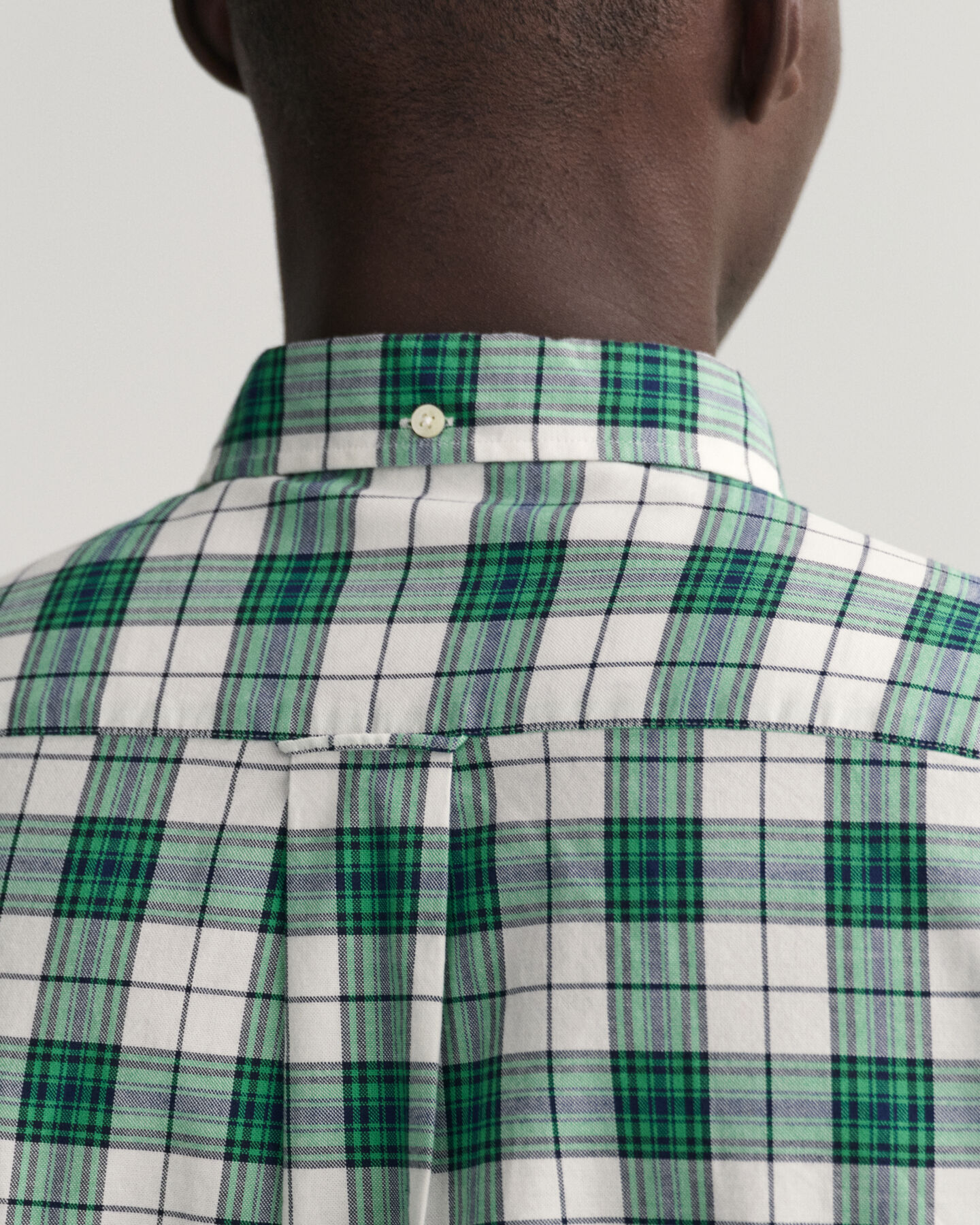 Camisa Oxford axadrezada regular fit