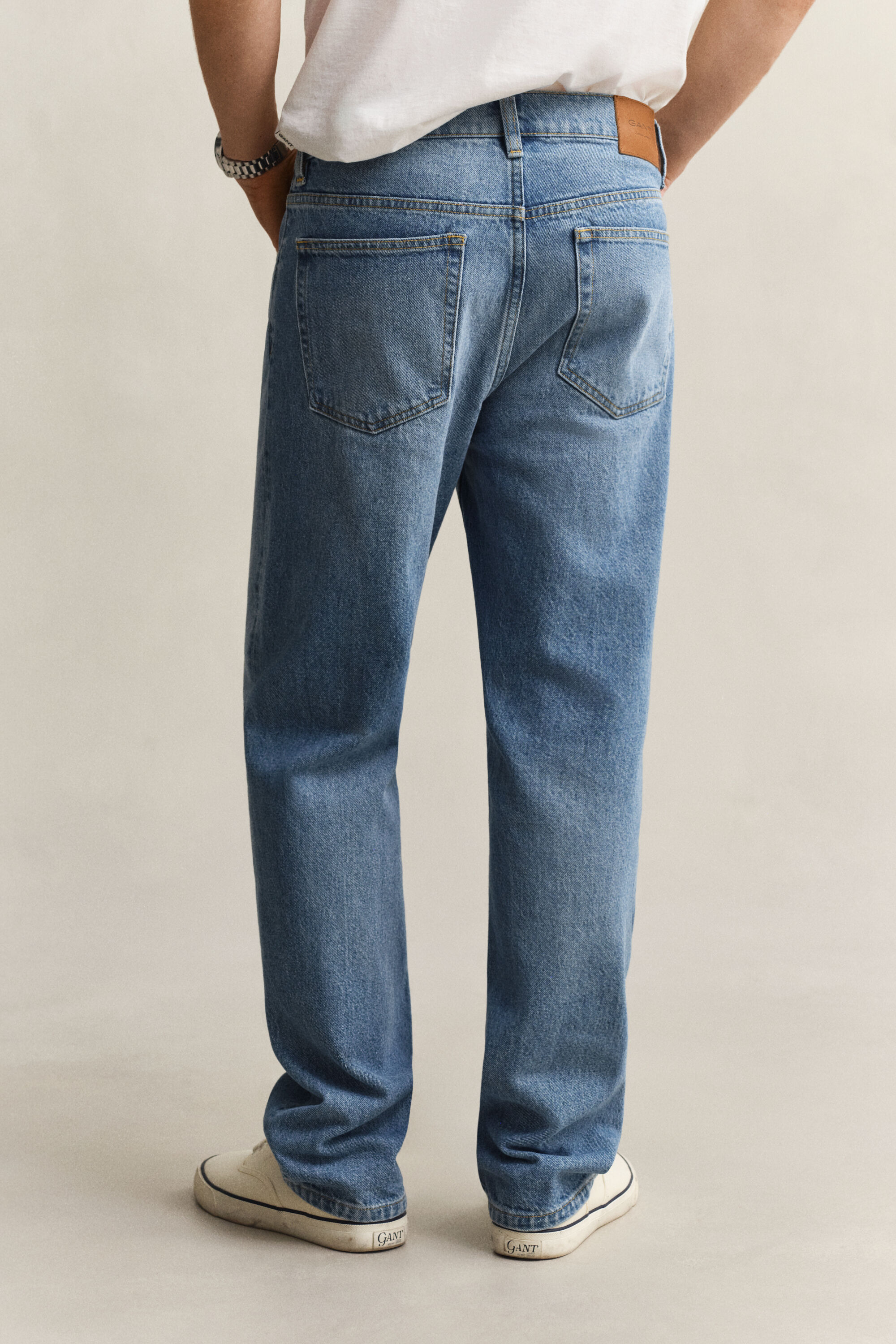 Calças de ganga straight fit