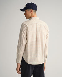 Camisa Window Check em sarja regular fit