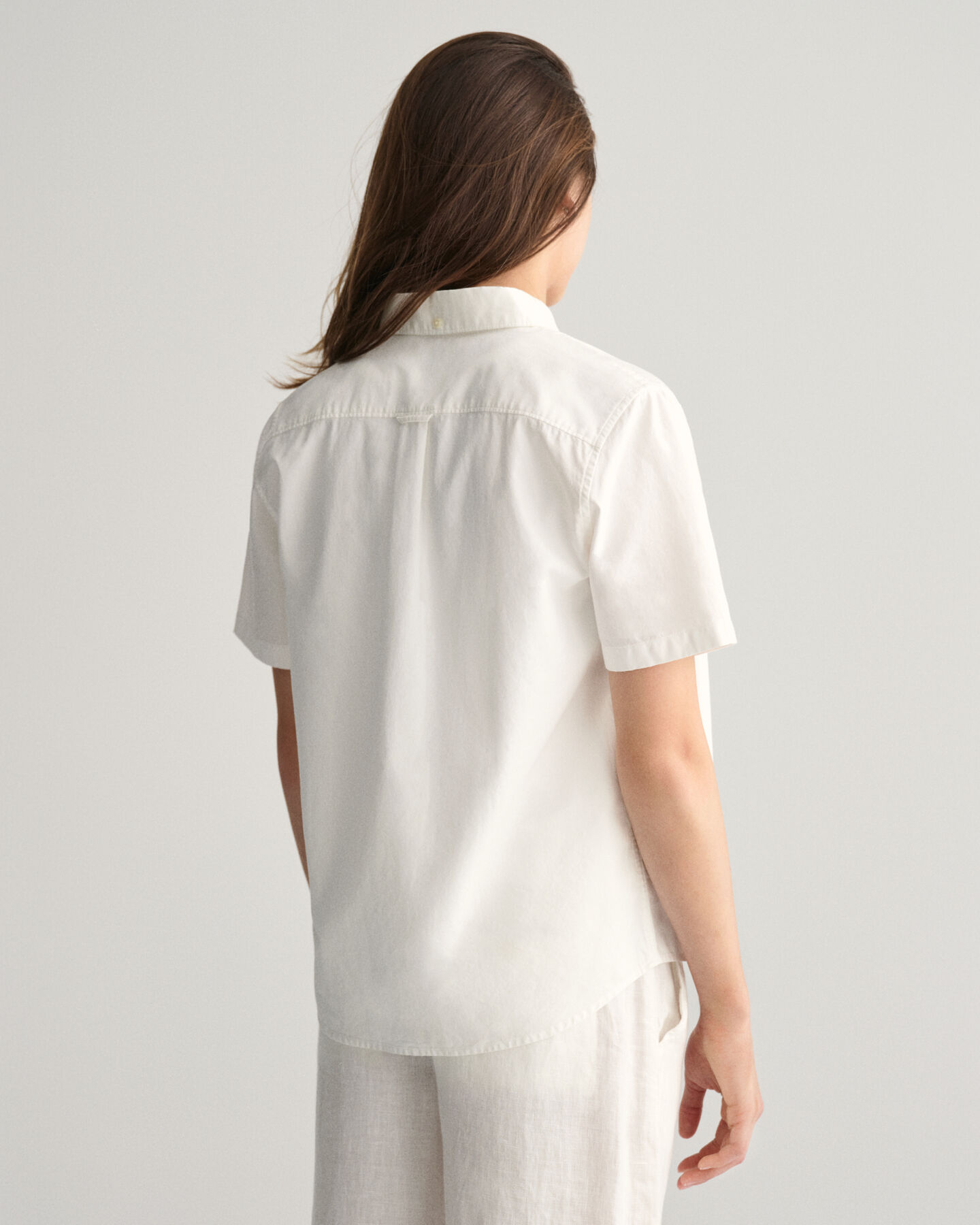 Camisa de manga curta Oxford Teens