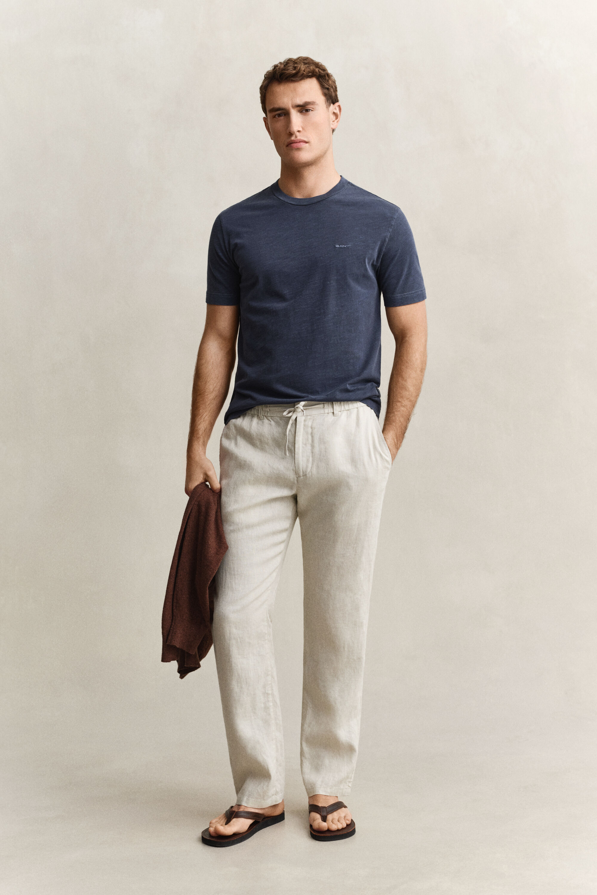 T-shirt com efeito desgastado