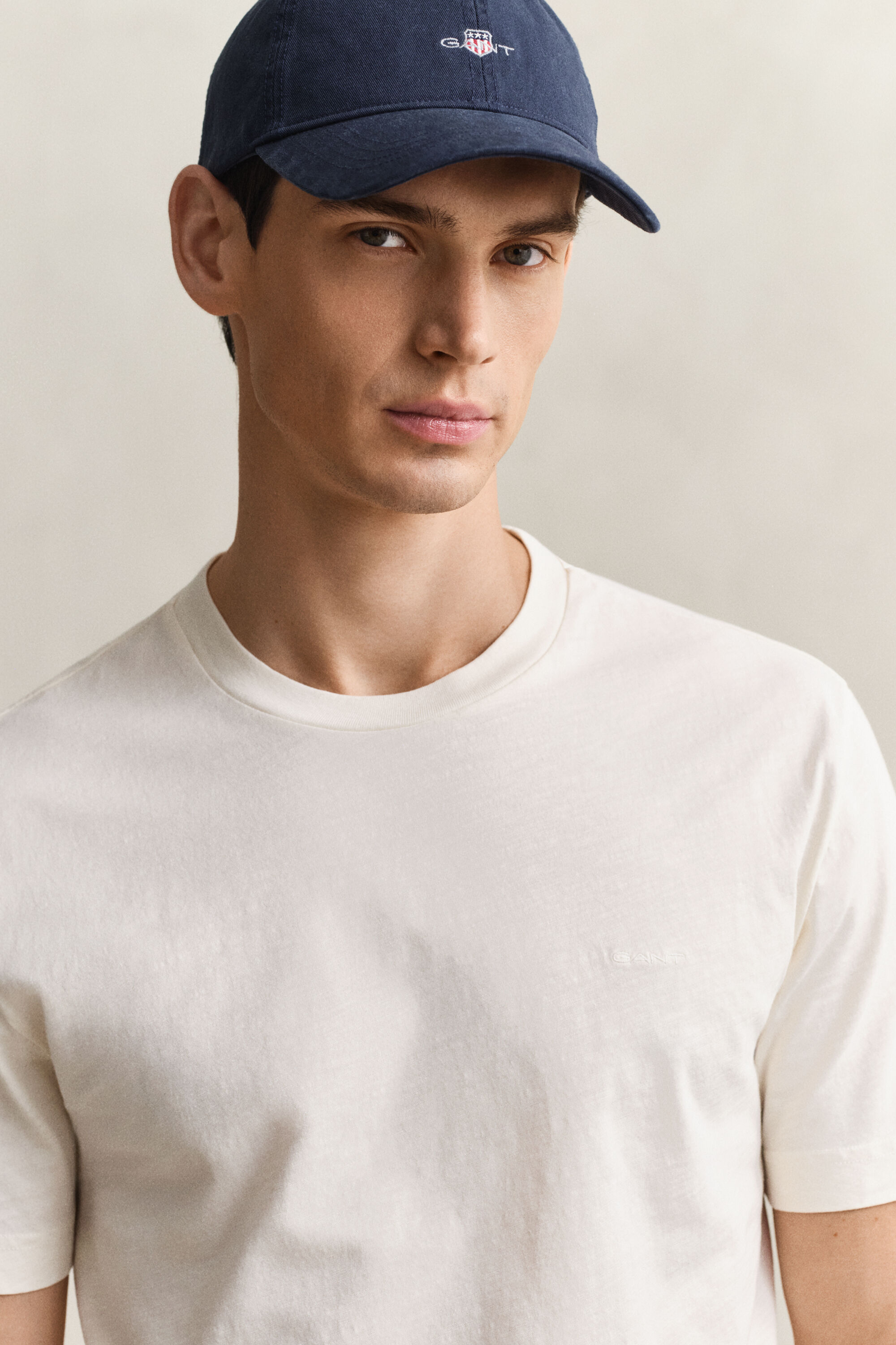 T-shirt com efeito desgastado