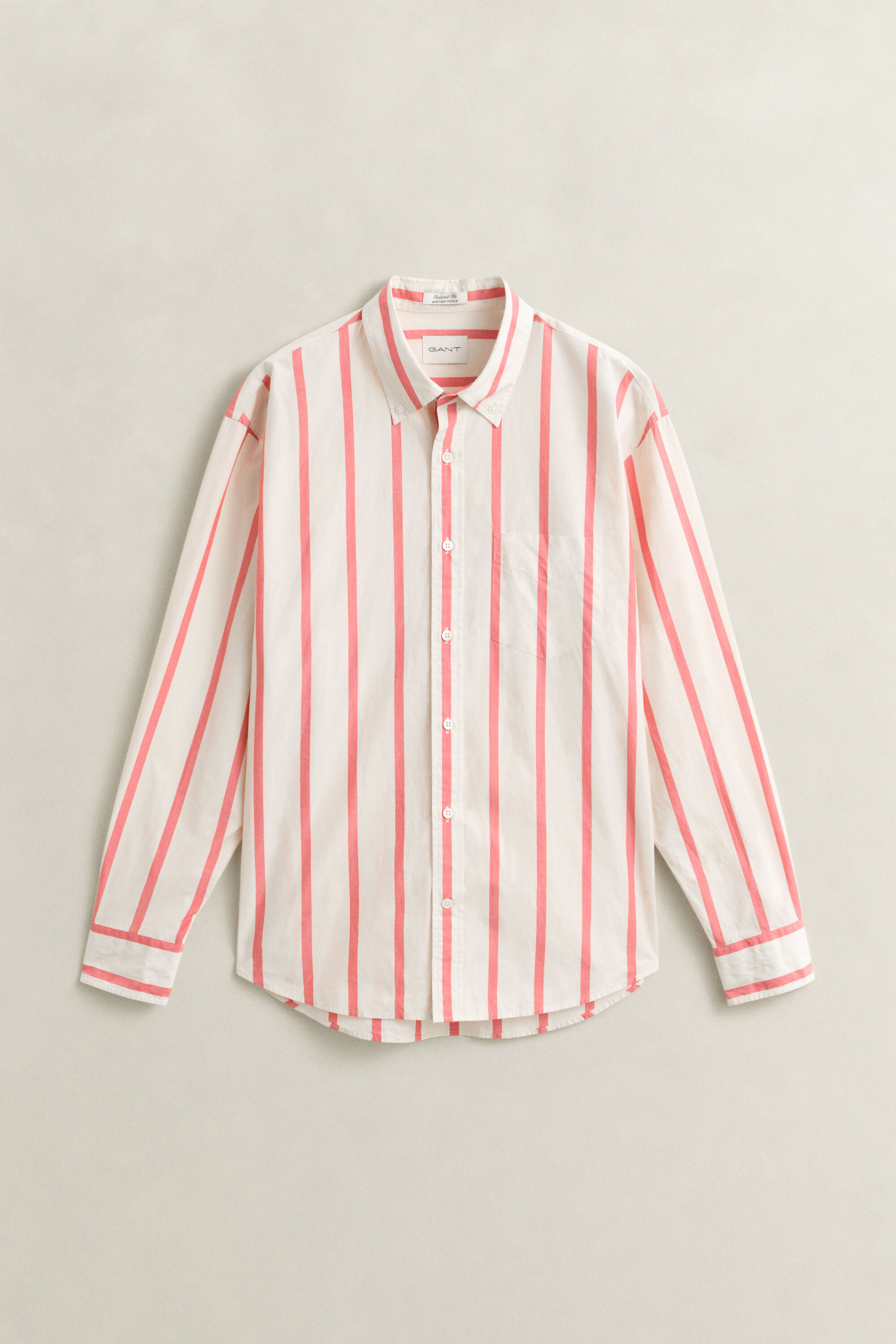 Camisa às riscas Heritage Poplin