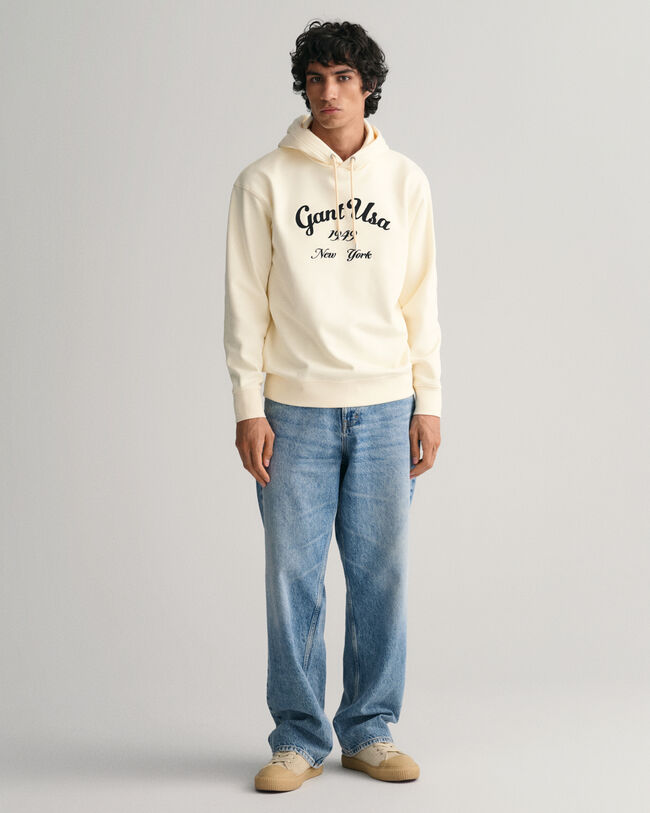 Sweatshirt com capuz Script Graphic