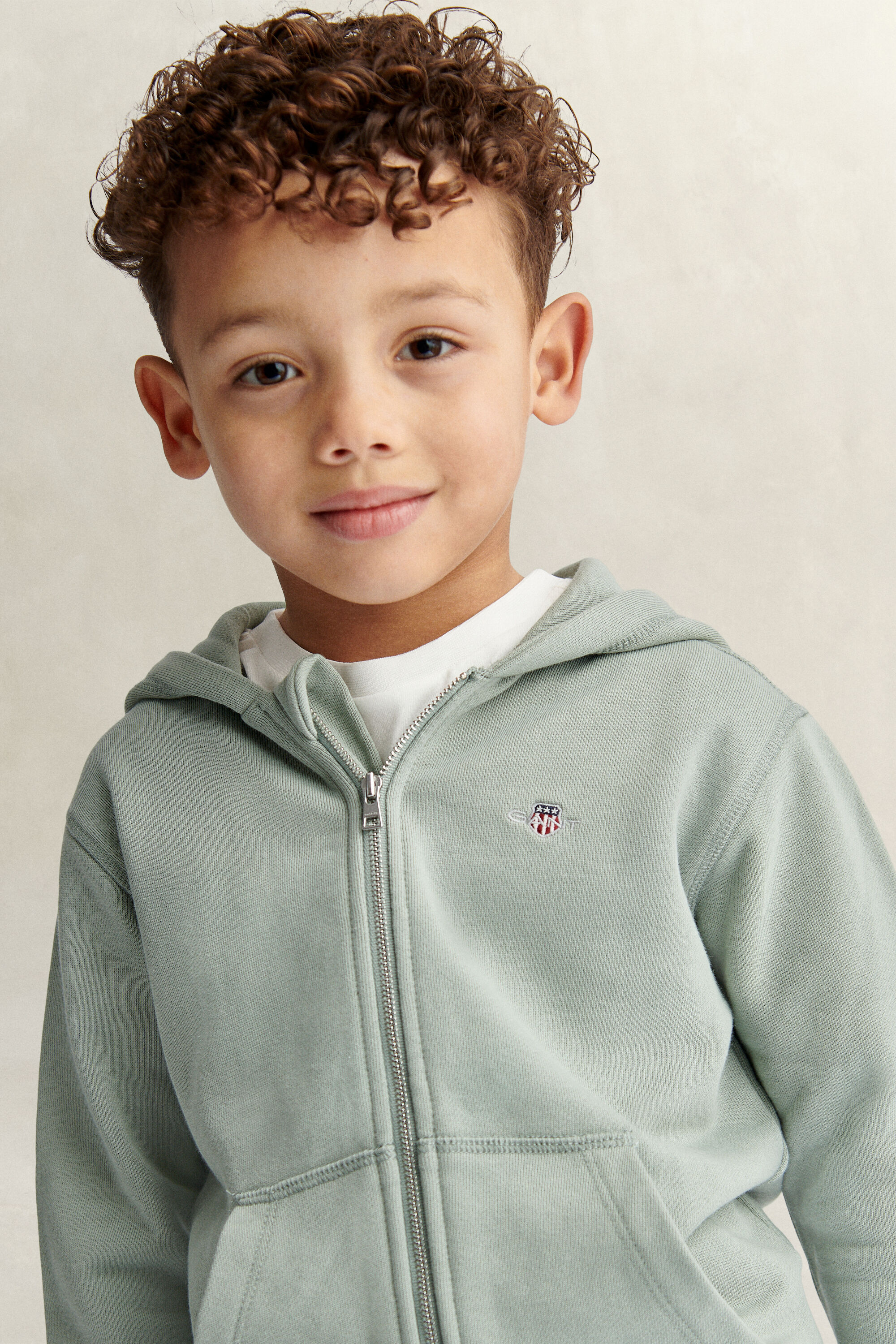 Sweatshirt com capuz e fecho Shield Kids