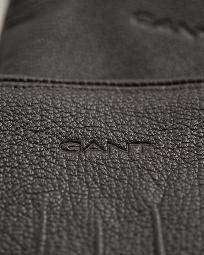 Luvas em pele com forro em caxemira