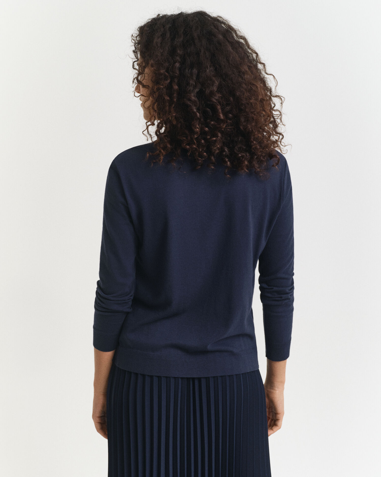 Polo de mangas compridas com botões