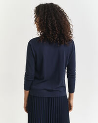 Polo de mangas compridas com botões