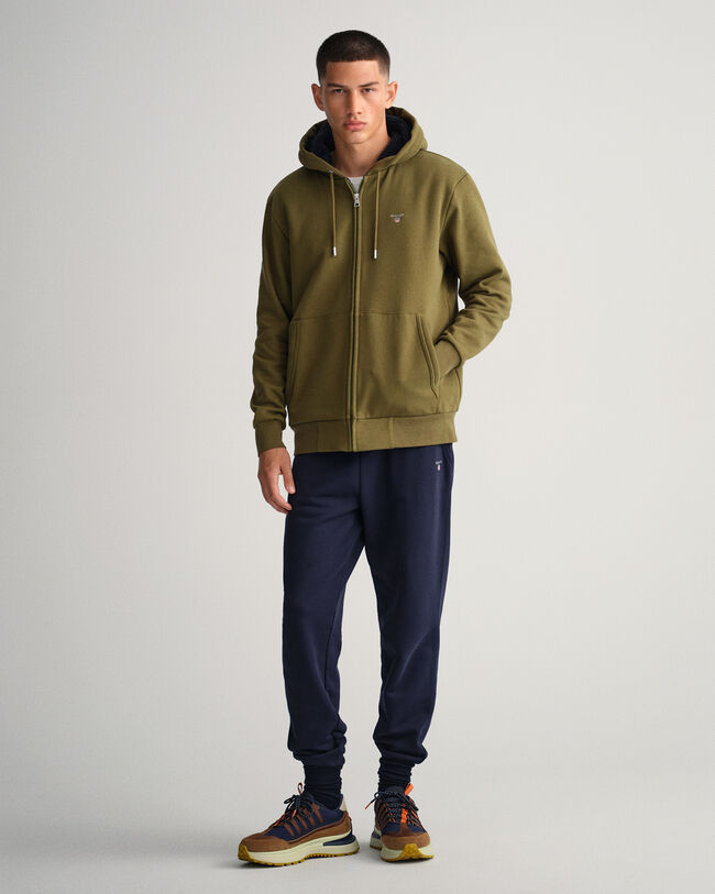 Polar com capuz e fecho de correr Sherpa