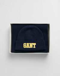 Conjunto de oferta com gorro e cachecol GANT Graphic