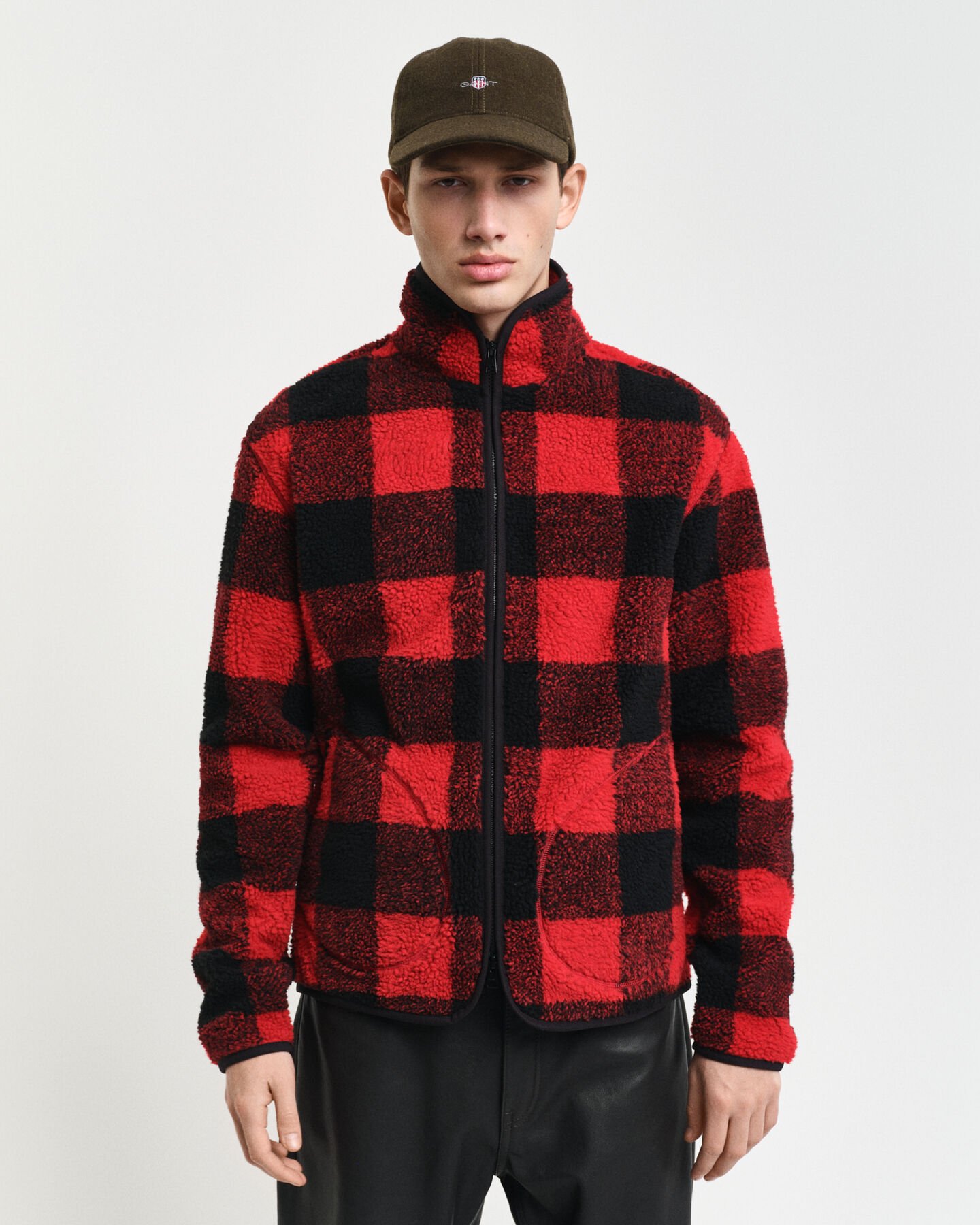 Polar com padrão de xadrez