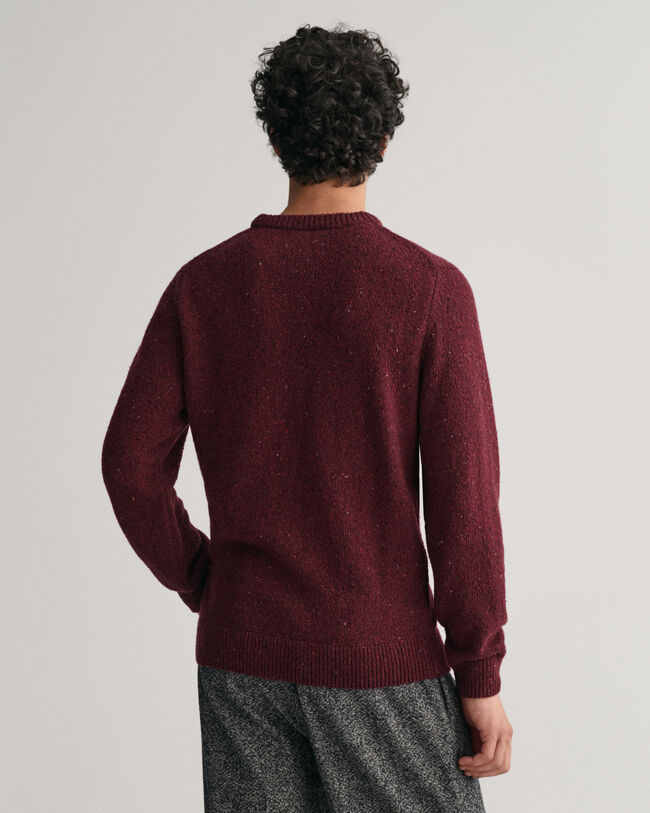 Sweatshirt com decote redondo Wool Nepps