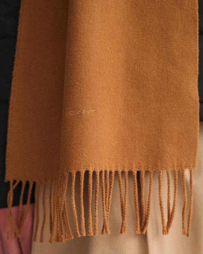 Cachecol liso em lã