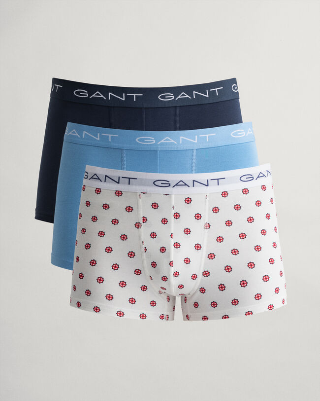 Pack de tr&ecirc;s boxers com micropadr&atilde;o estampado