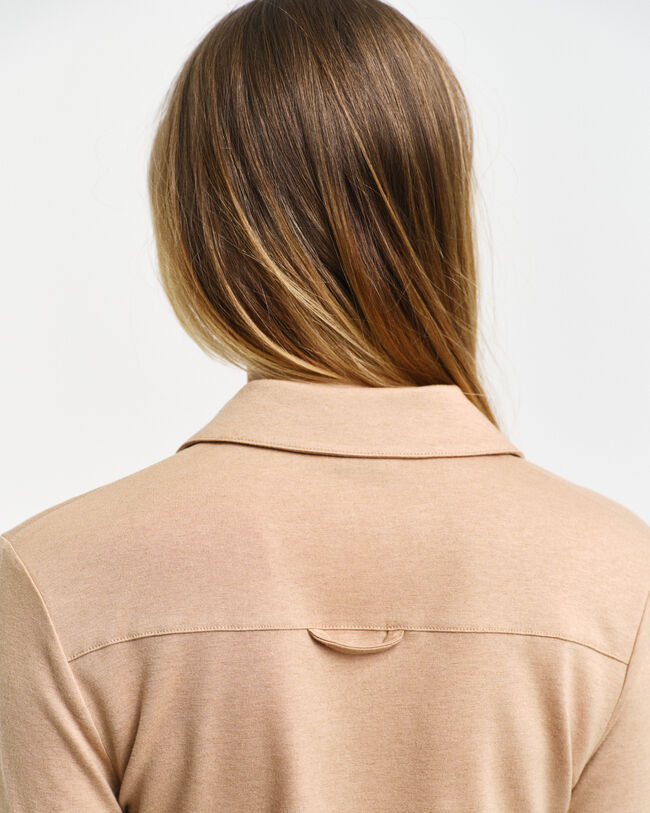 Vestido em jersey e l&atilde;