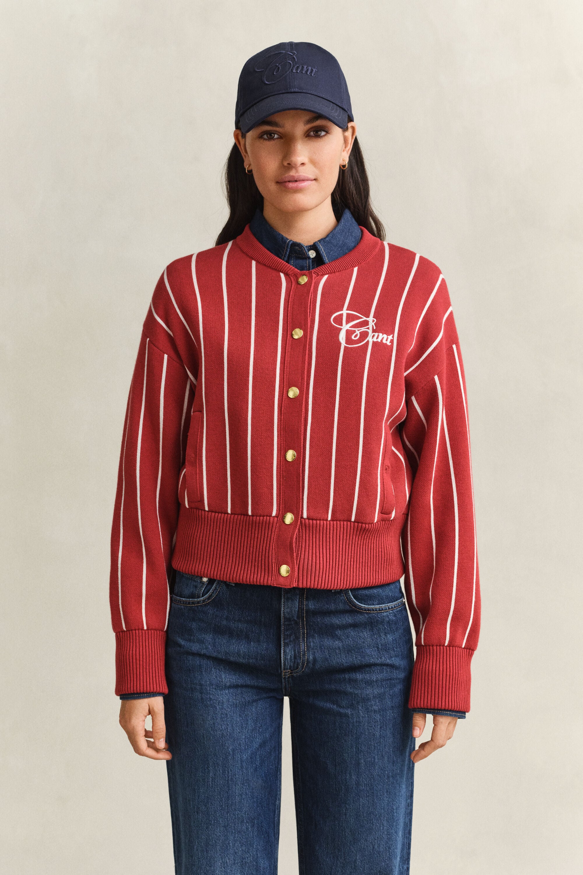 Gant Varsity Jacket em malha