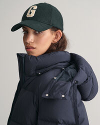 Blusão de penas curto