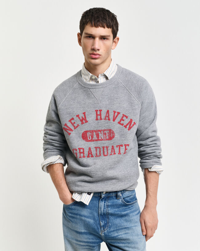 Sweatshirt com decote redondo Graphic