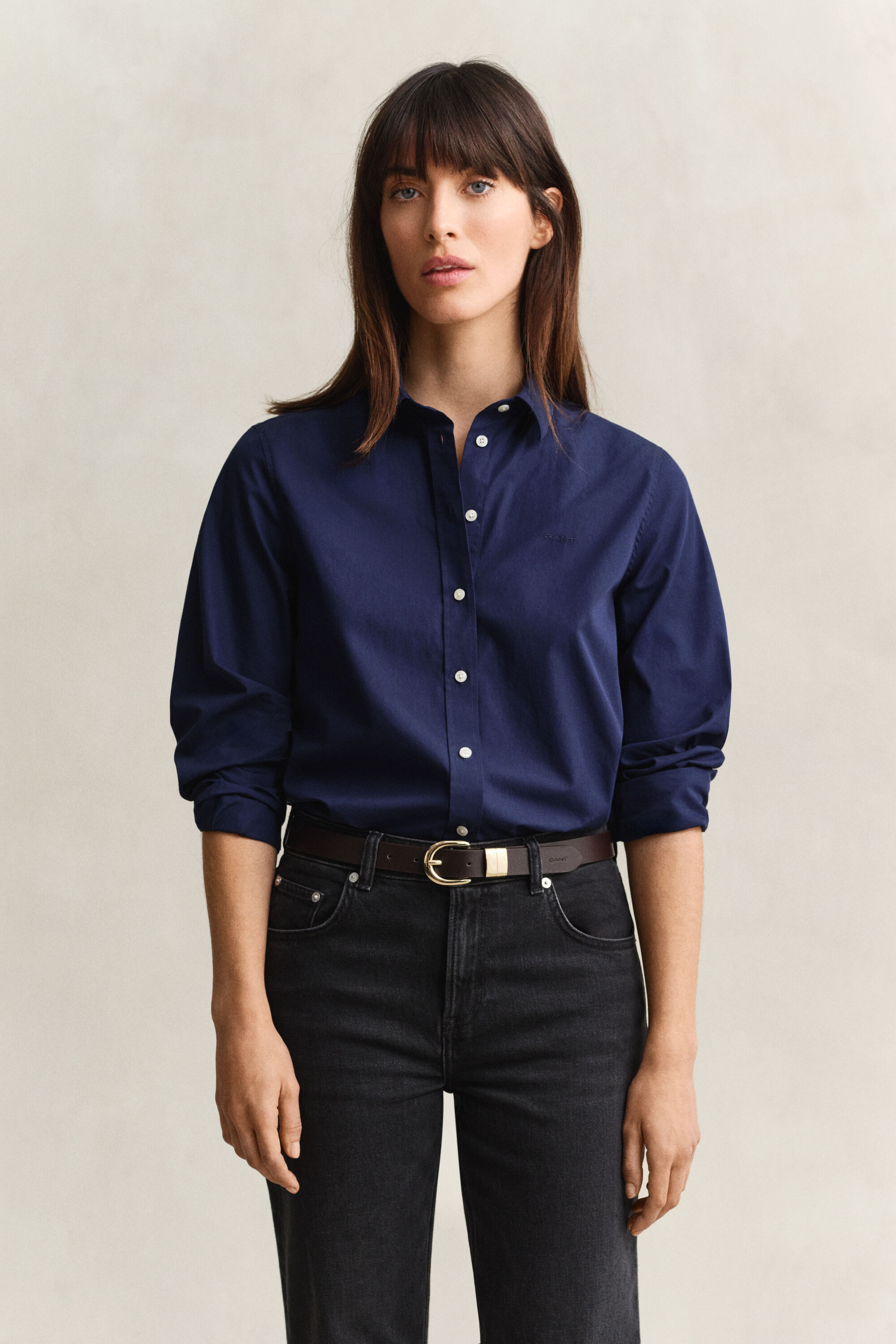 Camisa em popelina Classic regular fit
