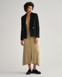 Casaco tipo blazer em tweed