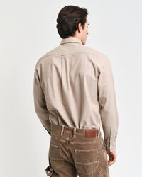 Camisa em flanela mesclada regular fit