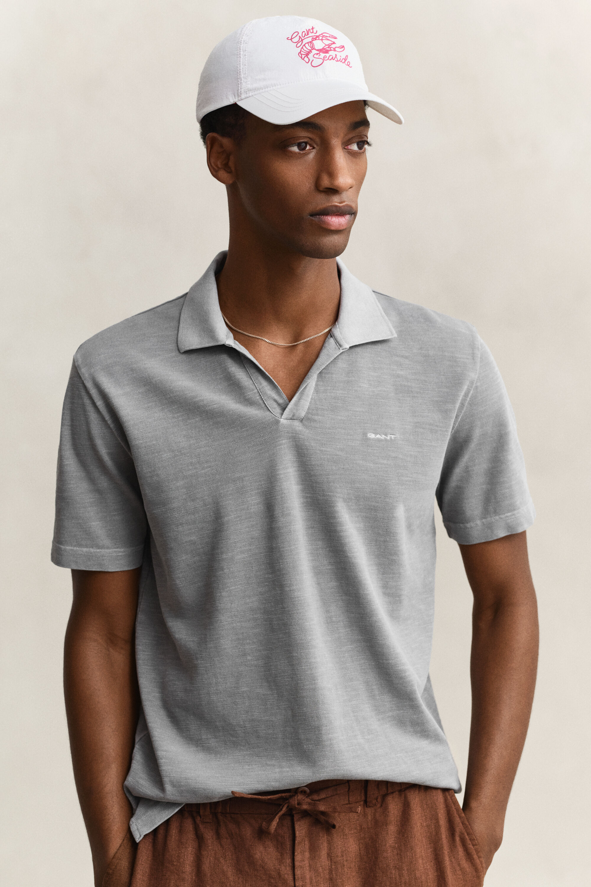 Boné com efeito enrugado Graphic