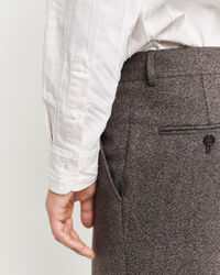 Camisa &agrave;s riscas texturizada relaxed fit