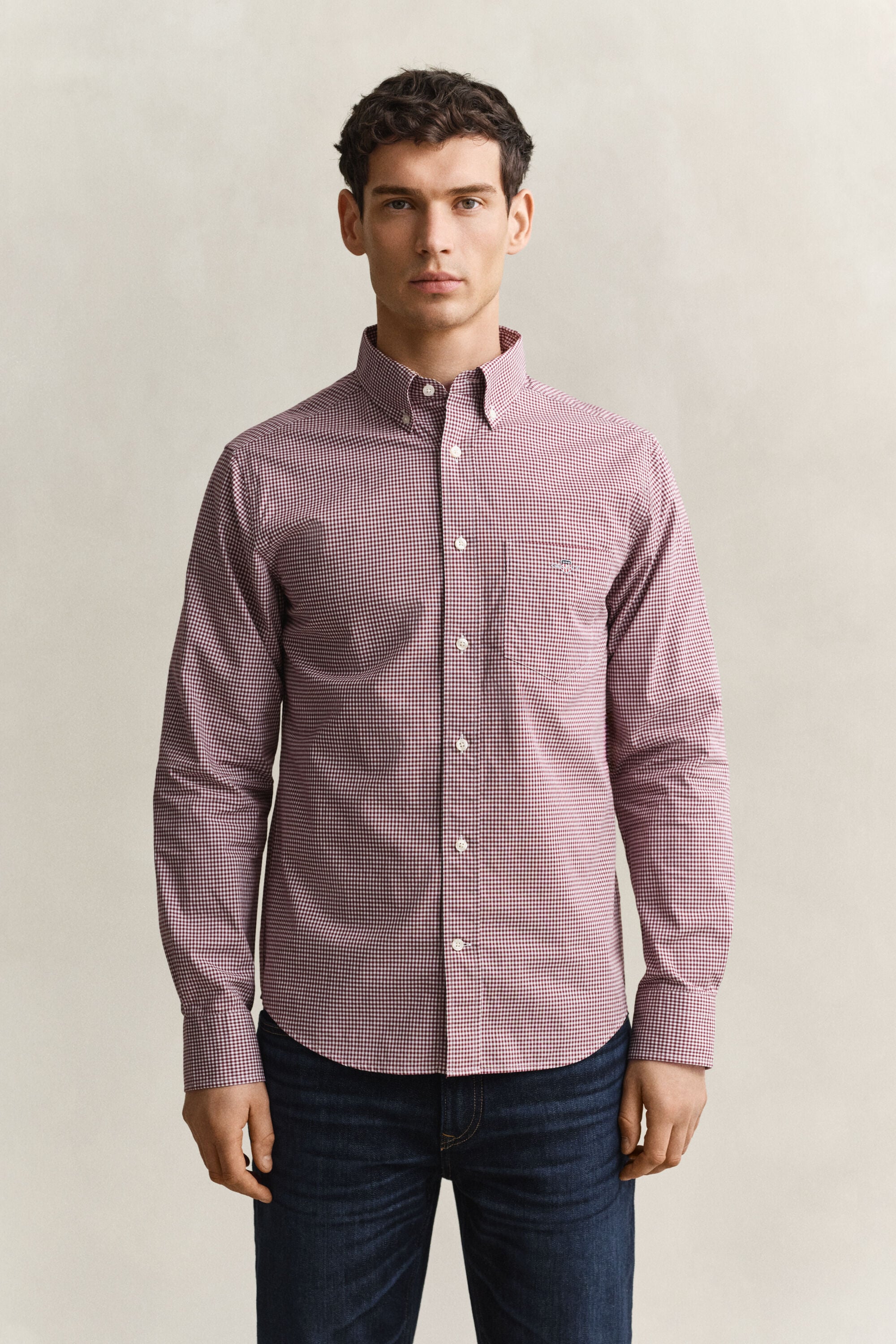 Camisa em popelina Gingham Classic