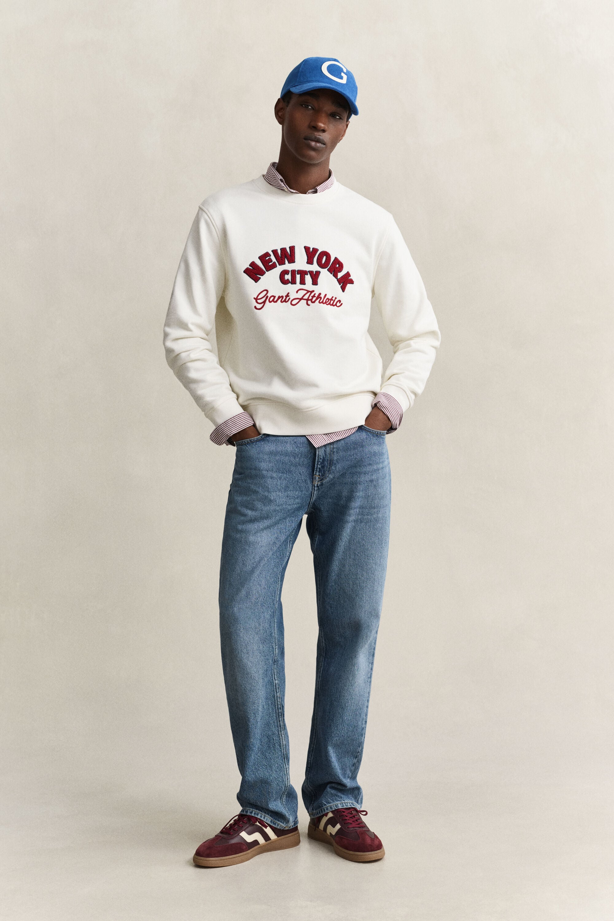 Sweatshirt com grafismo sazonal