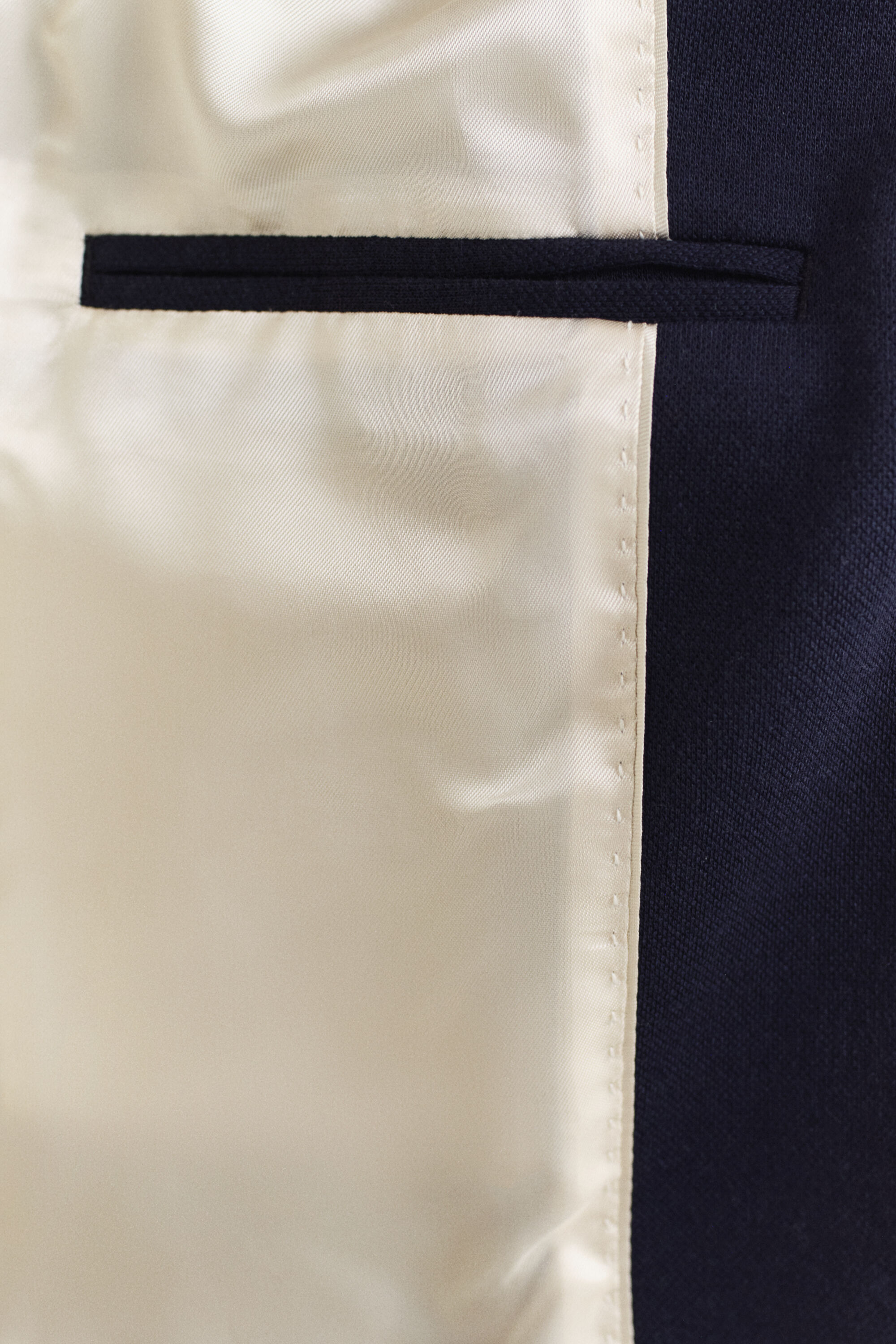 Blazer em algodão piqué