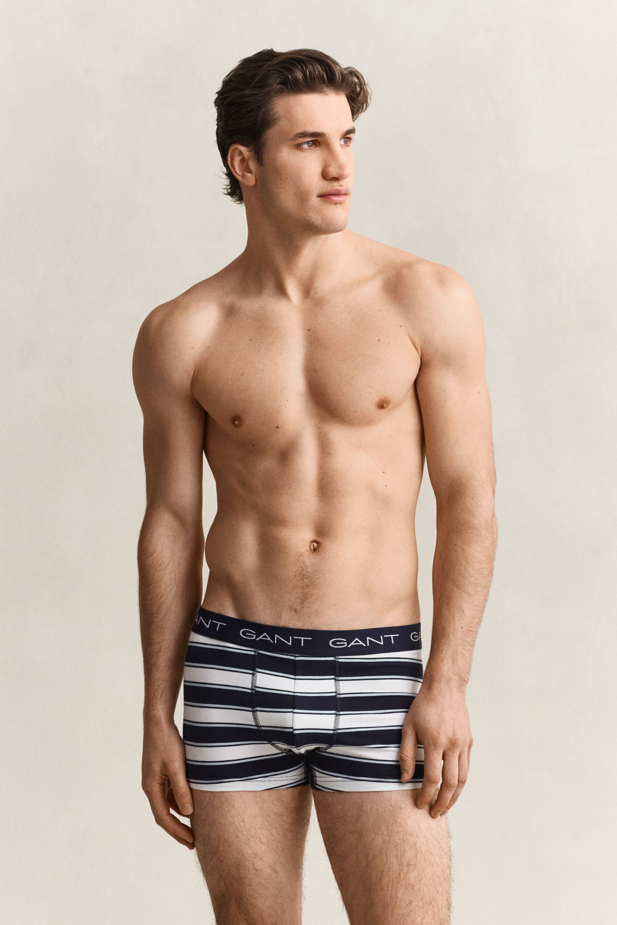 Pack de 3 pares de boxers às riscas