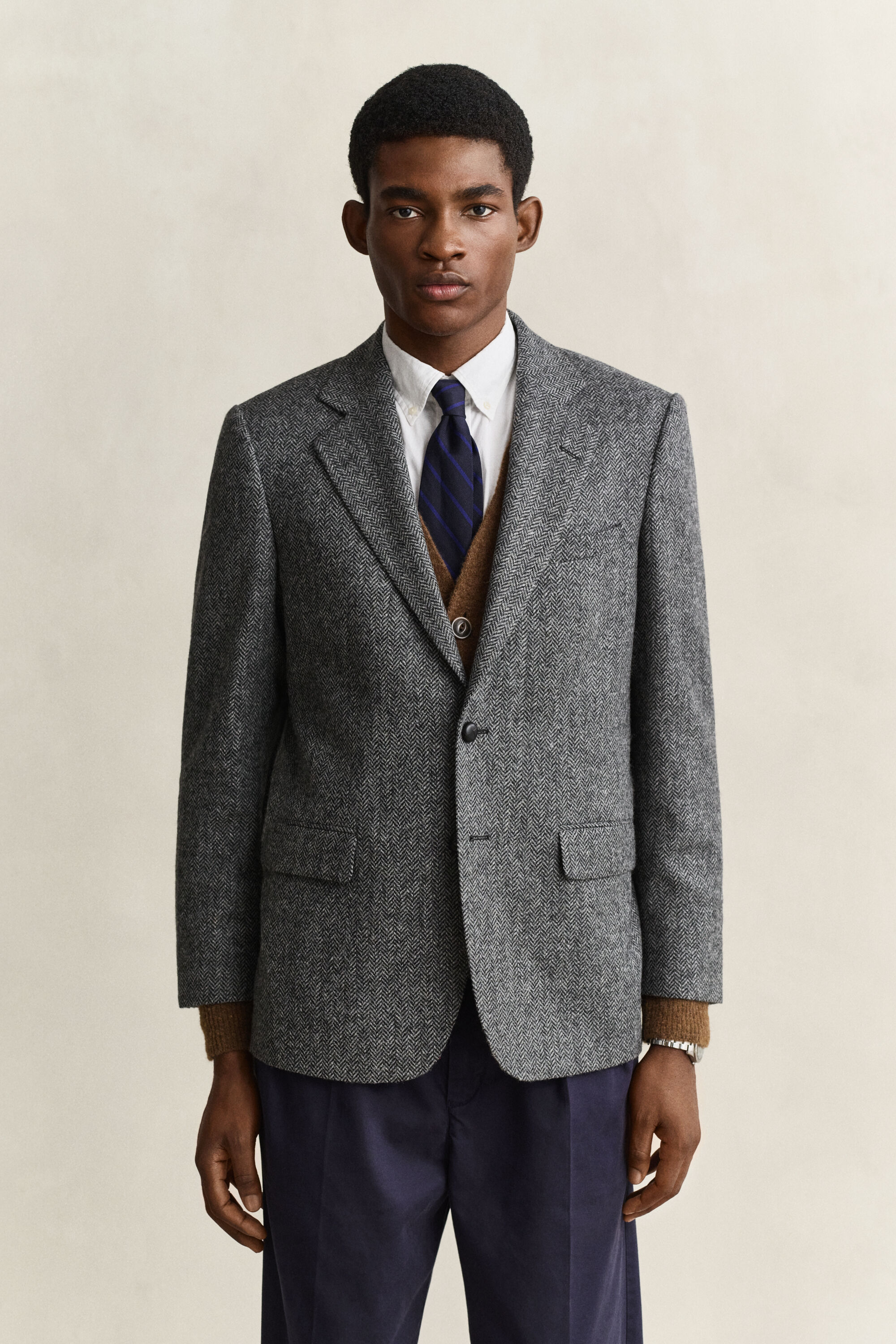 Blazer em tweed Gant x Yale