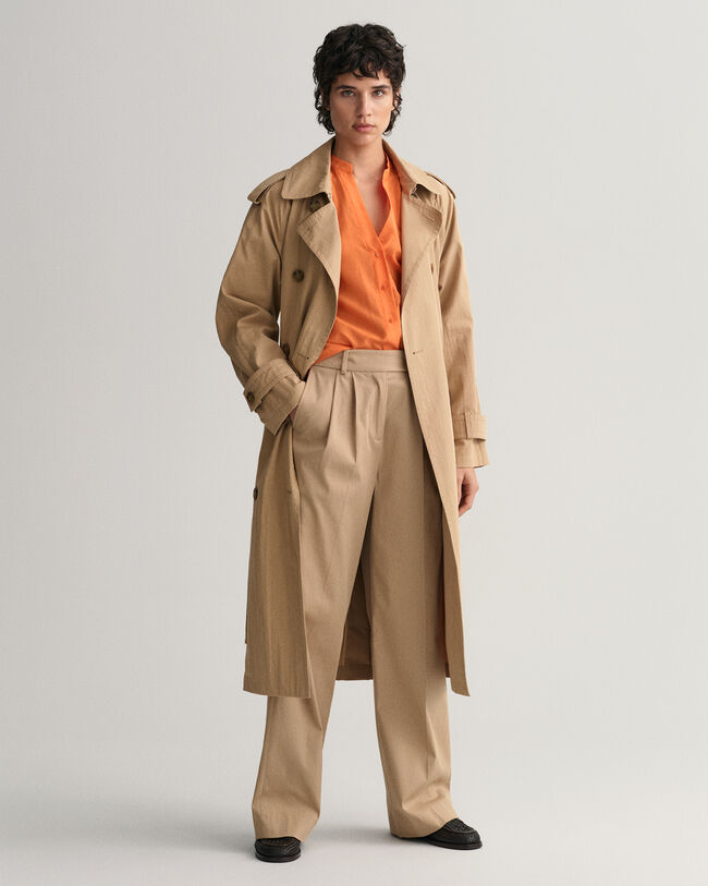 Blusa em seda e algod&atilde;o relaxed fit