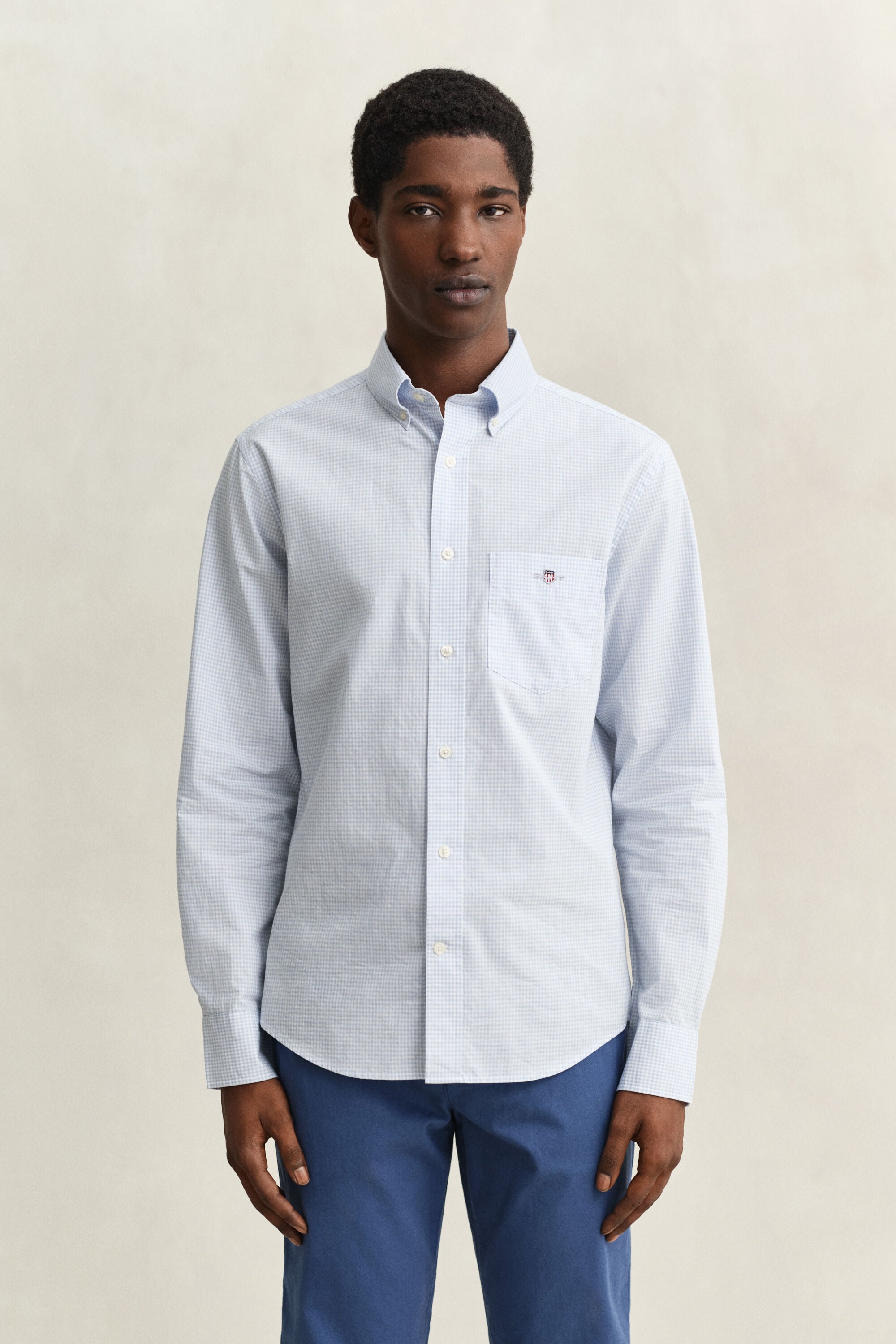 Camisa em popelina Gingham Classic