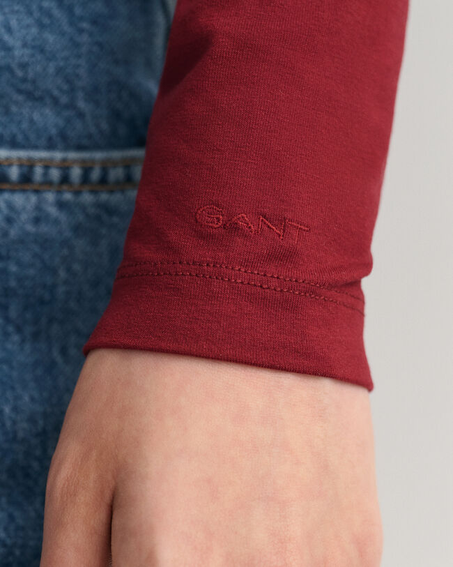 Camisola de manga comprida com gola alta