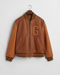 GANT Varsity Jacket em pele