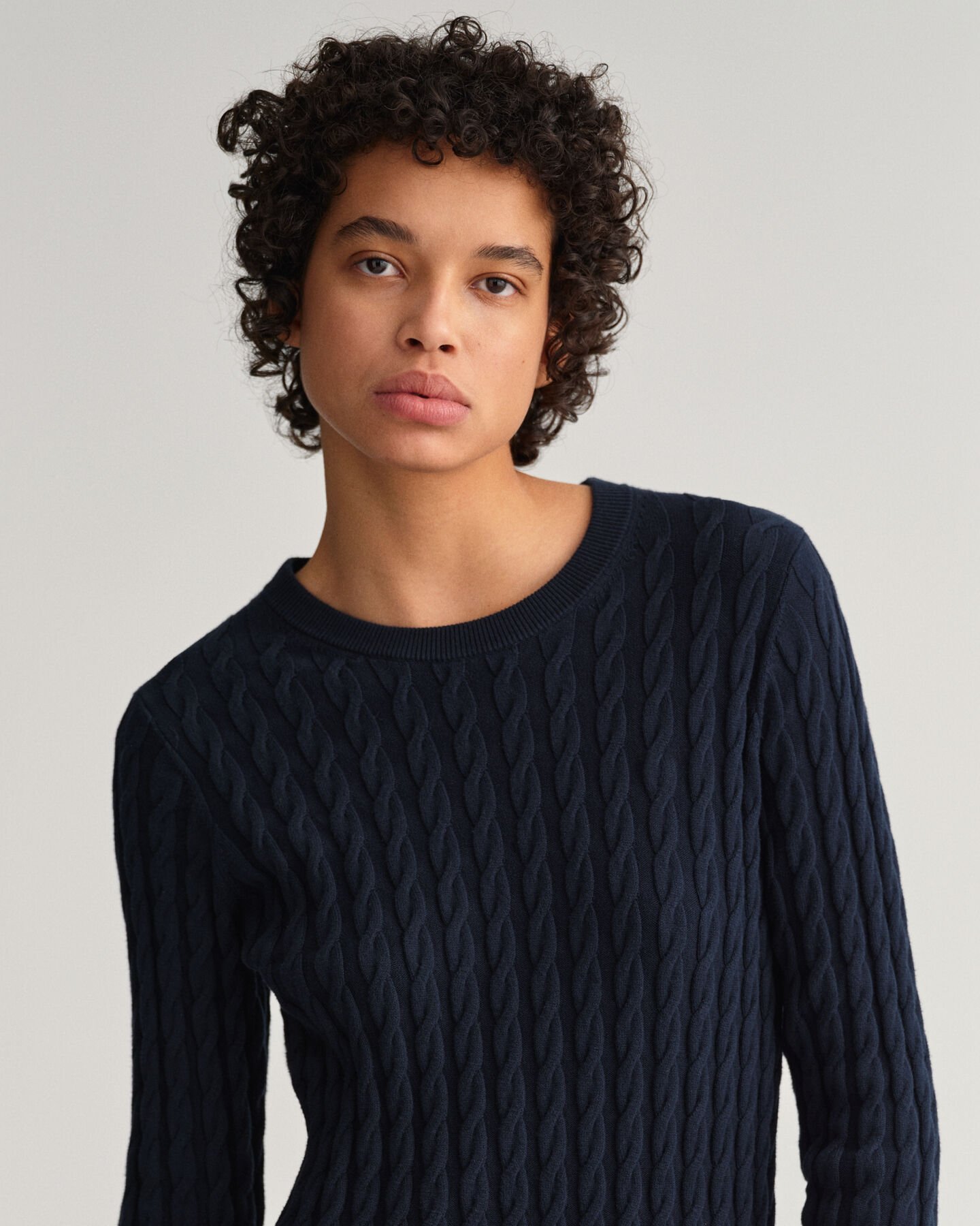 Vestido em malha entrelaçada