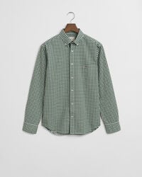 Camisa em popelina gingham Classic regular fit