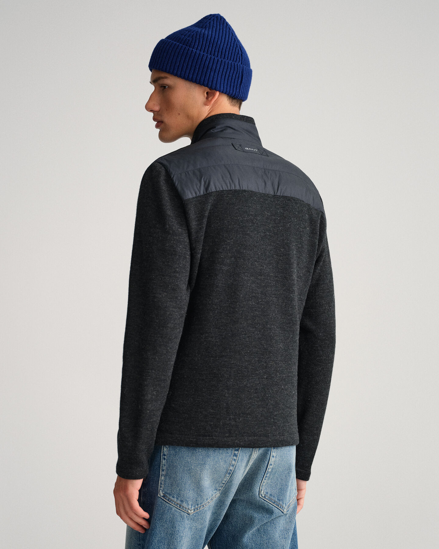 Blusão acolchoado leve Mixed Media