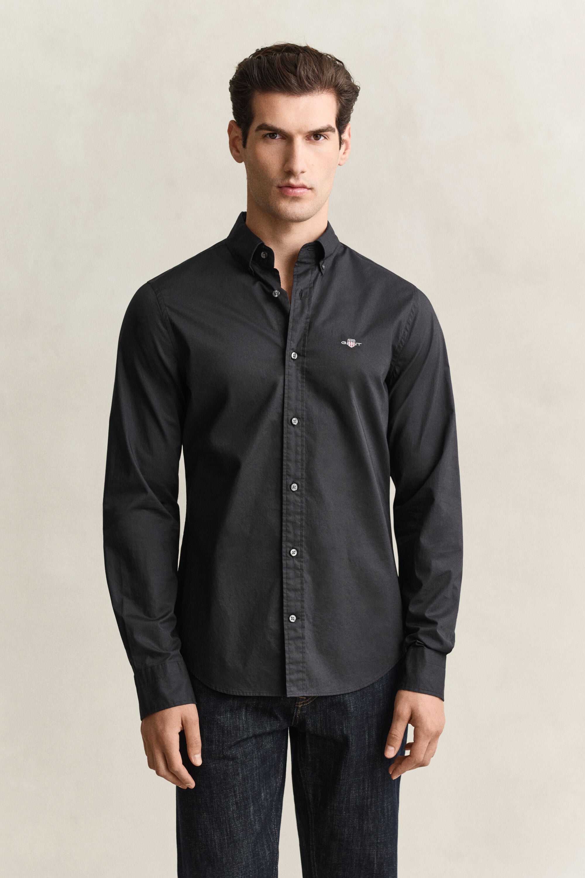Camisa de popelina Classic slim fit