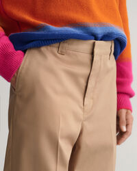 Calças chino corte loose