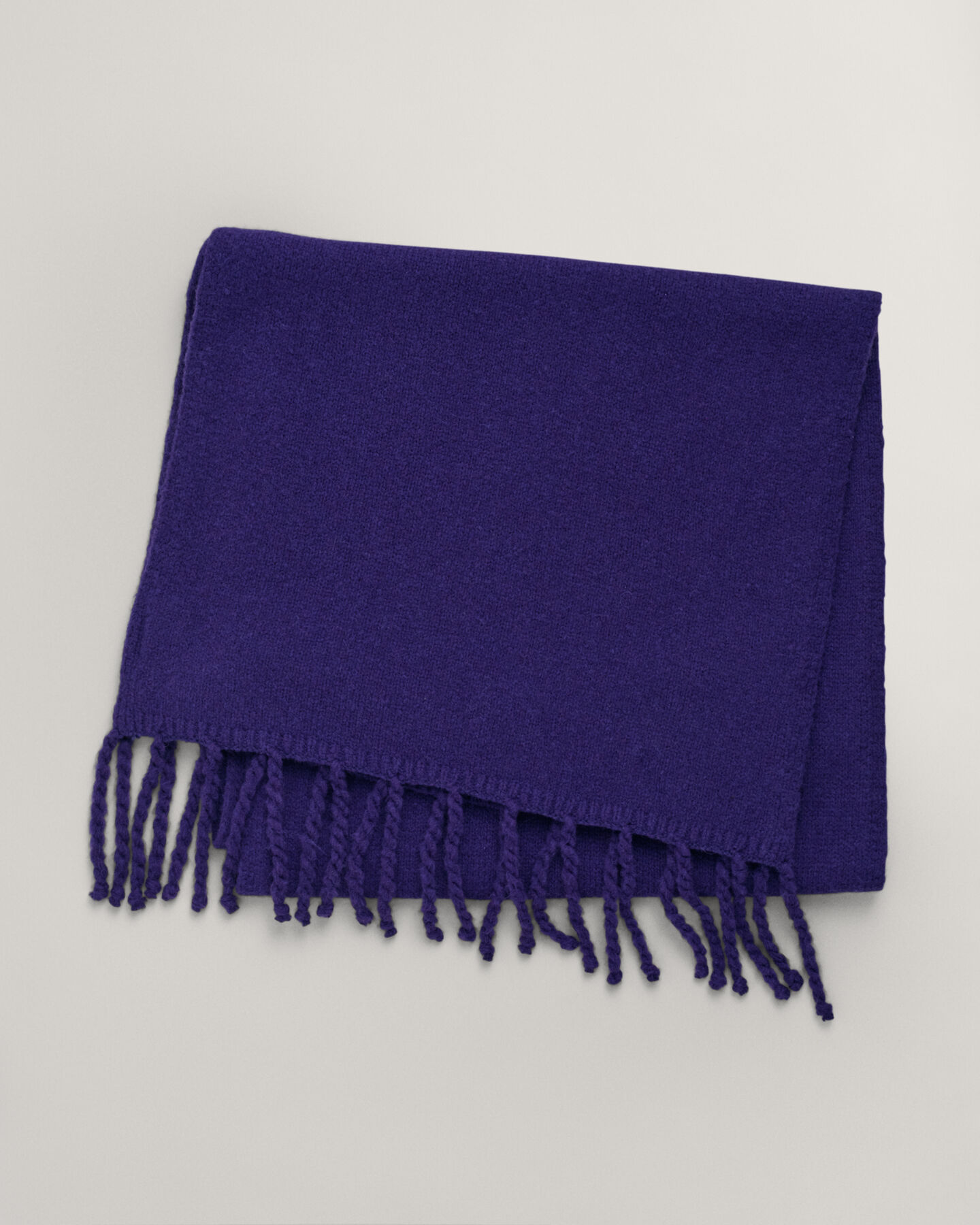 Cachecol em malha de lã fofa