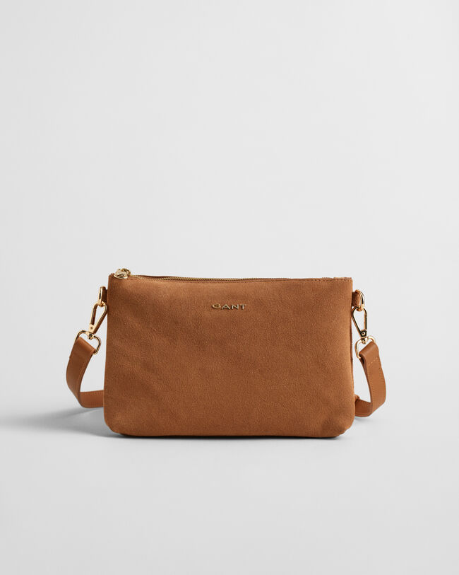 Mala a tiracolo em camurça